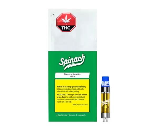 Spinach – Blueberry Dynamite Vape Cartridge UK